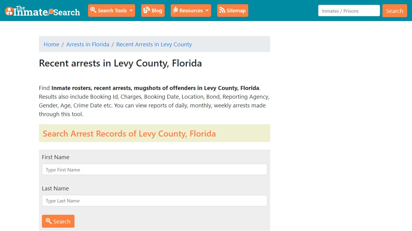 Recent arrests in Levy County, Florida | Mugshots, Rosters, Inmates, Crimes